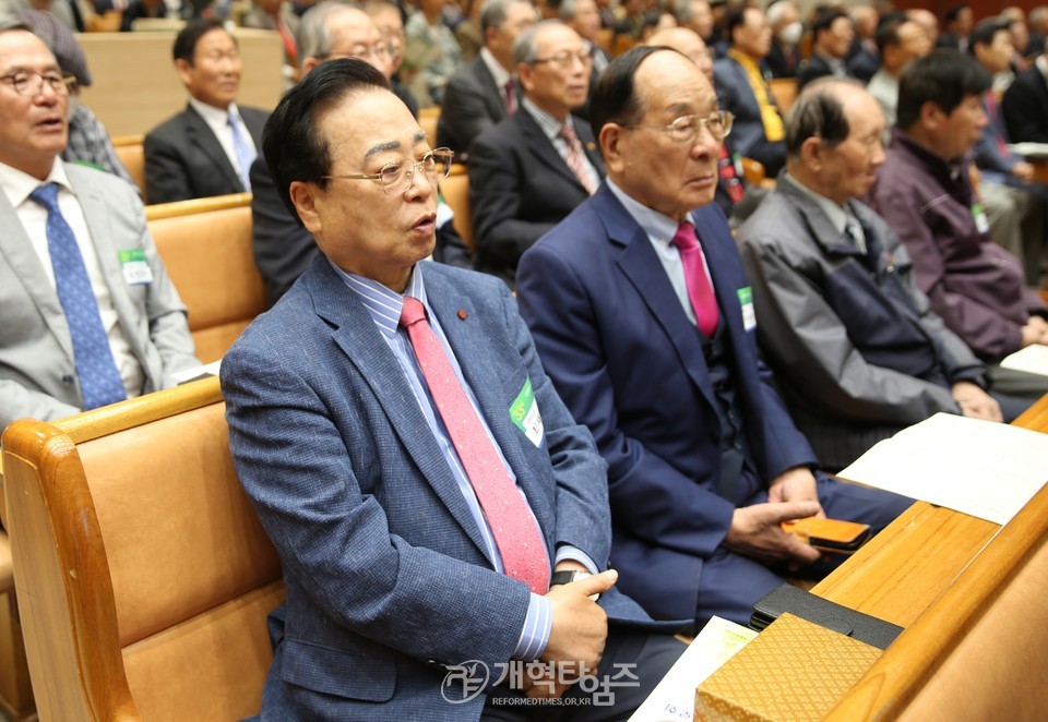 제33회 총회은퇴목사위로회 모습(대전중앙교회)