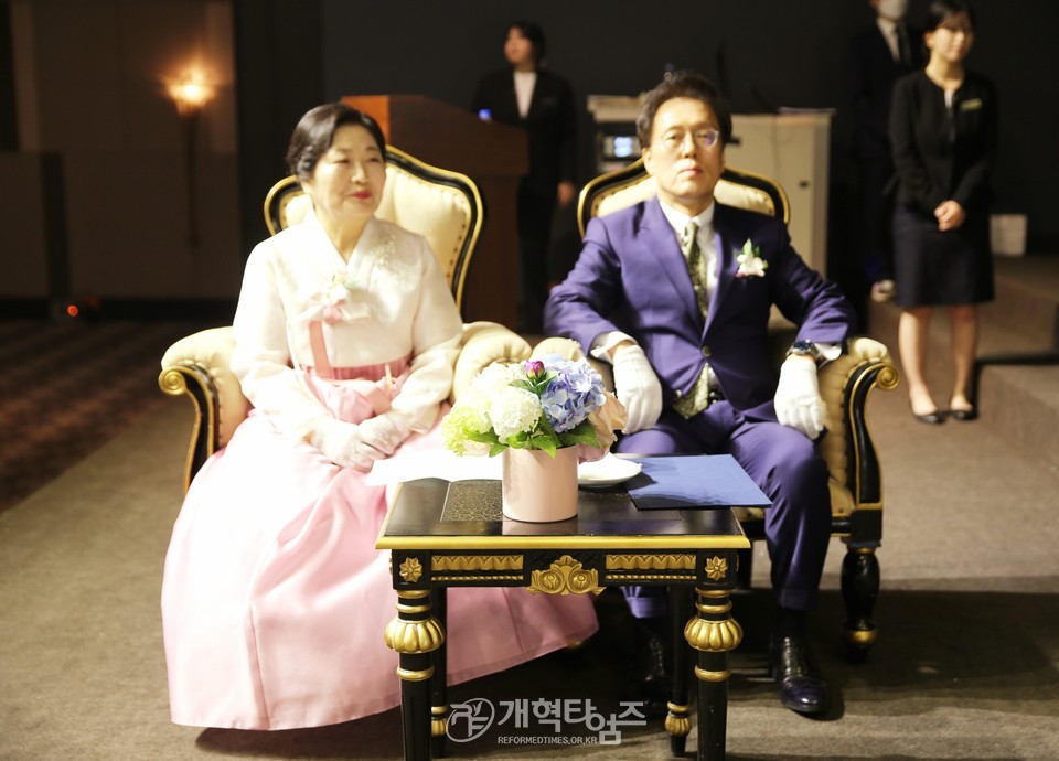 서성로교회 김장교 목사, 장녀 결혼예식 모습