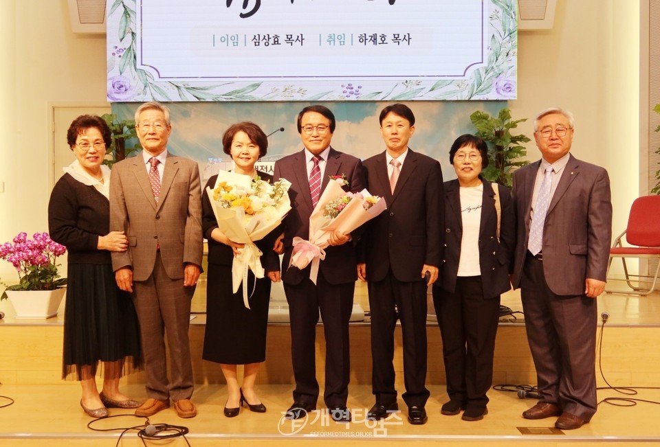 하재호 목사, 대전기독교연합회 제75대 대표회장 취임 감사예배 모습
