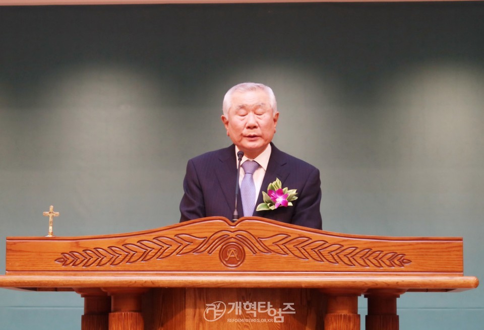 부산노회 200회기 기념 감사예배 모습
