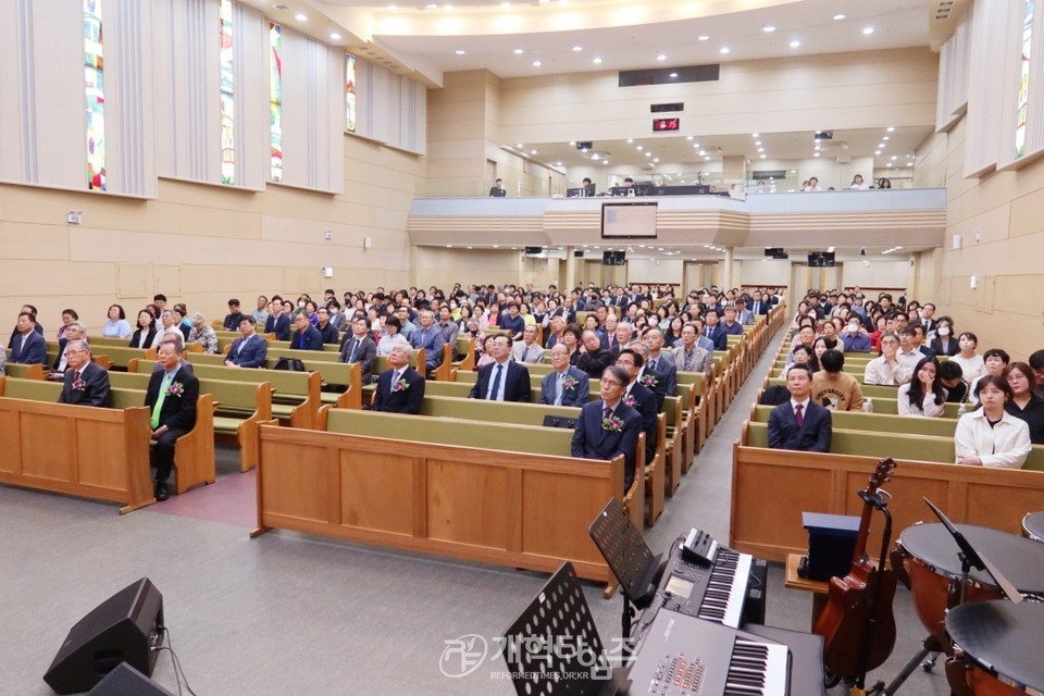 부산노회 200회기 기념 감사예배 모습