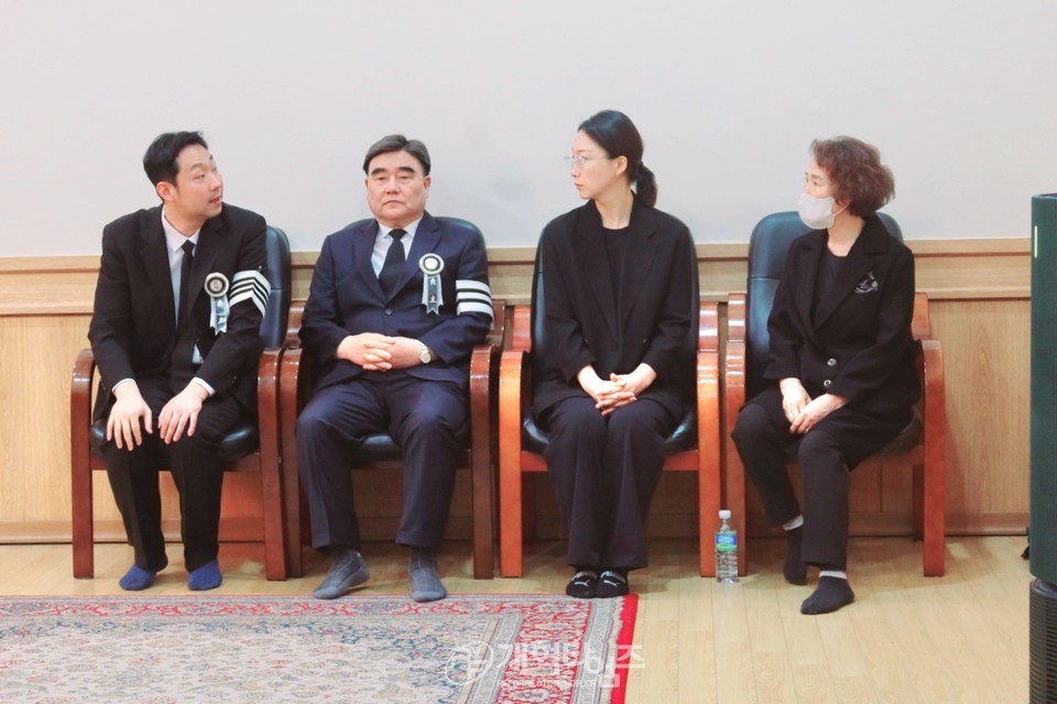 광주중앙교회 원로 목사 故 한기승 목사 장례식장 모습