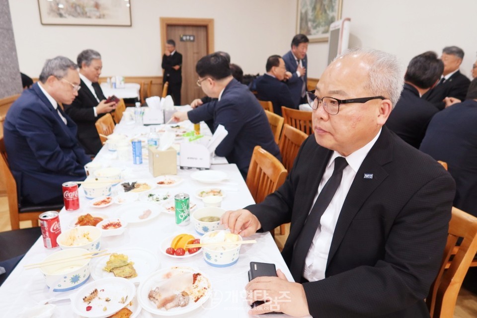 광주중앙교회 원로 목사 故 한기승 목사 장례식장 모습