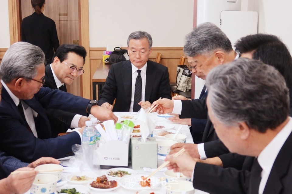 광주중앙교회 원로 목사 故 한기승 목사 장례식장 모습
