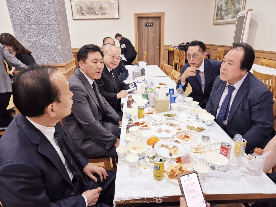 광주중앙교회 원로 목사 故 한기승 목사 장례식장 모습