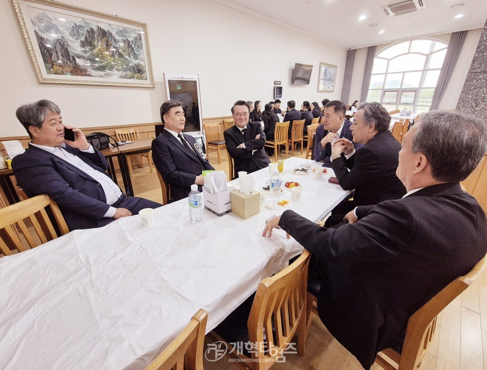 광주중앙교회 원로 목사 故 한기승 목사 장례식장 모습