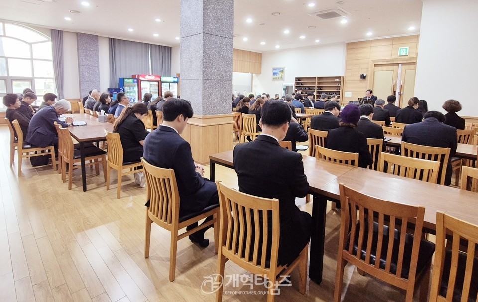 광주중앙교회 원로 목사 故 한기승 목사 장례식장 모습