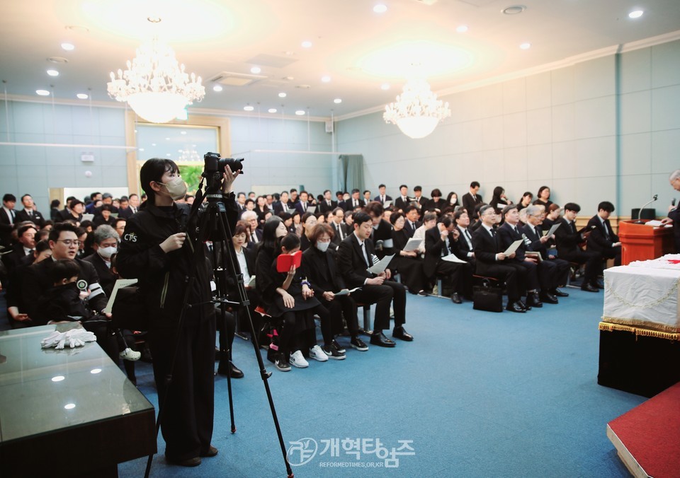 광주중앙교회 故 한기승 원로 목사, 천국환송예배 모습