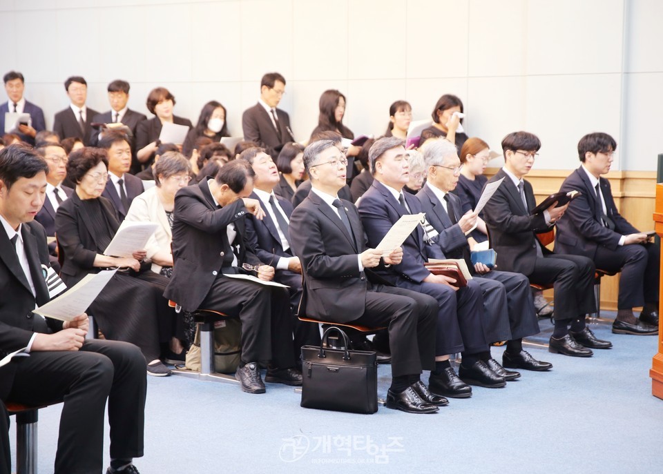 광주중앙교회 故 한기승 원로 목사, 천국환송예배 모습