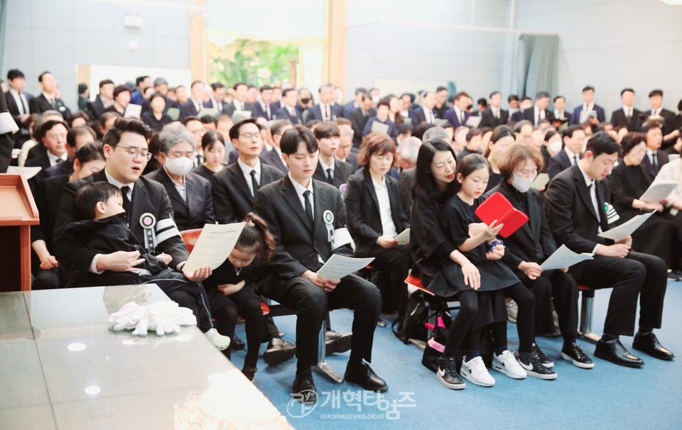광주중앙교회 故 한기승 원로 목사, 천국환송예배 모습