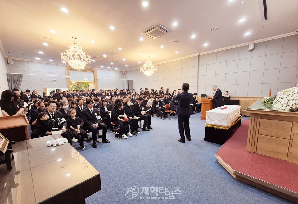 광주중앙교회 故 한기승 원로 목사, 천국환송예배 모습