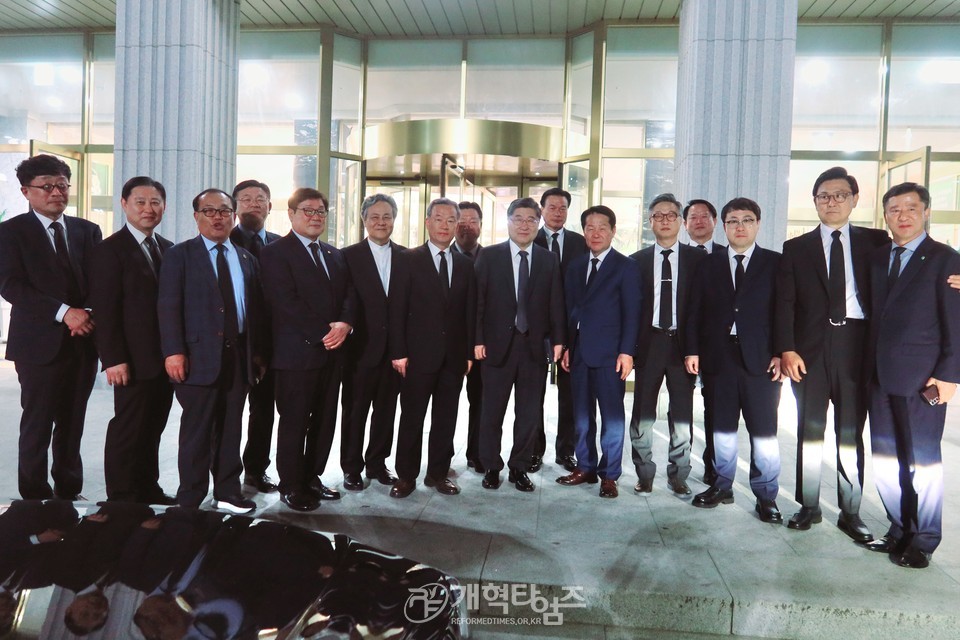광주중앙교회 故 한기승 원로 목사, 전국호남협 위로예배 모습