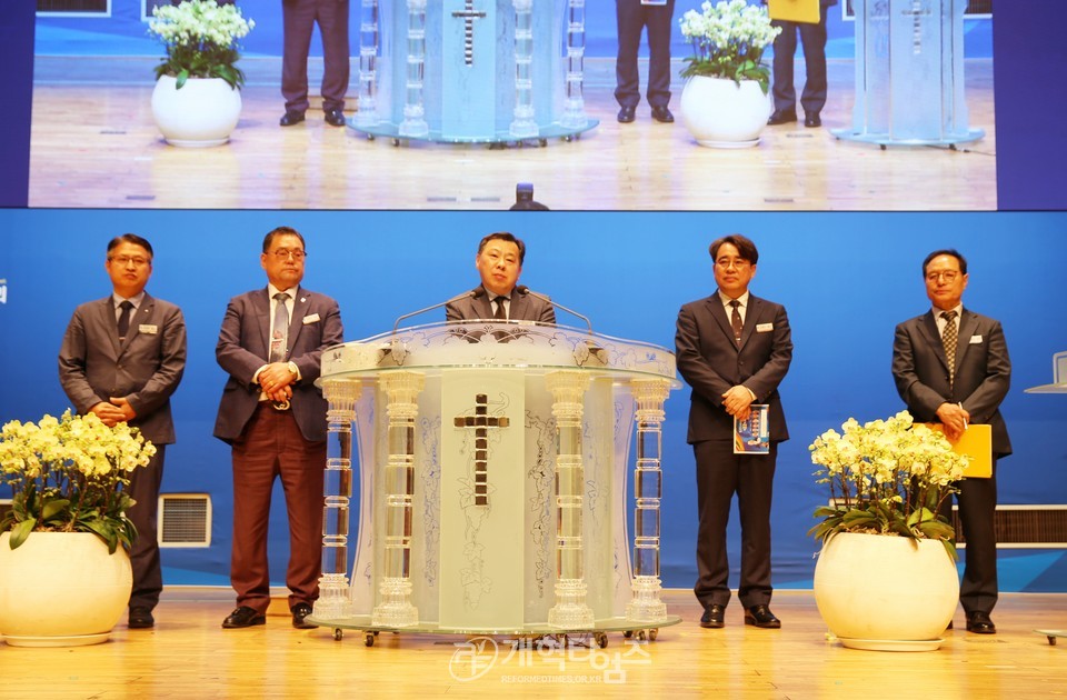 서북협의회, 42노회장 증경회장.임원연석회의 모습