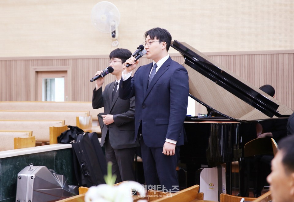 영광대교회 김용대 목사 아들 주성군 결혼예식 모습