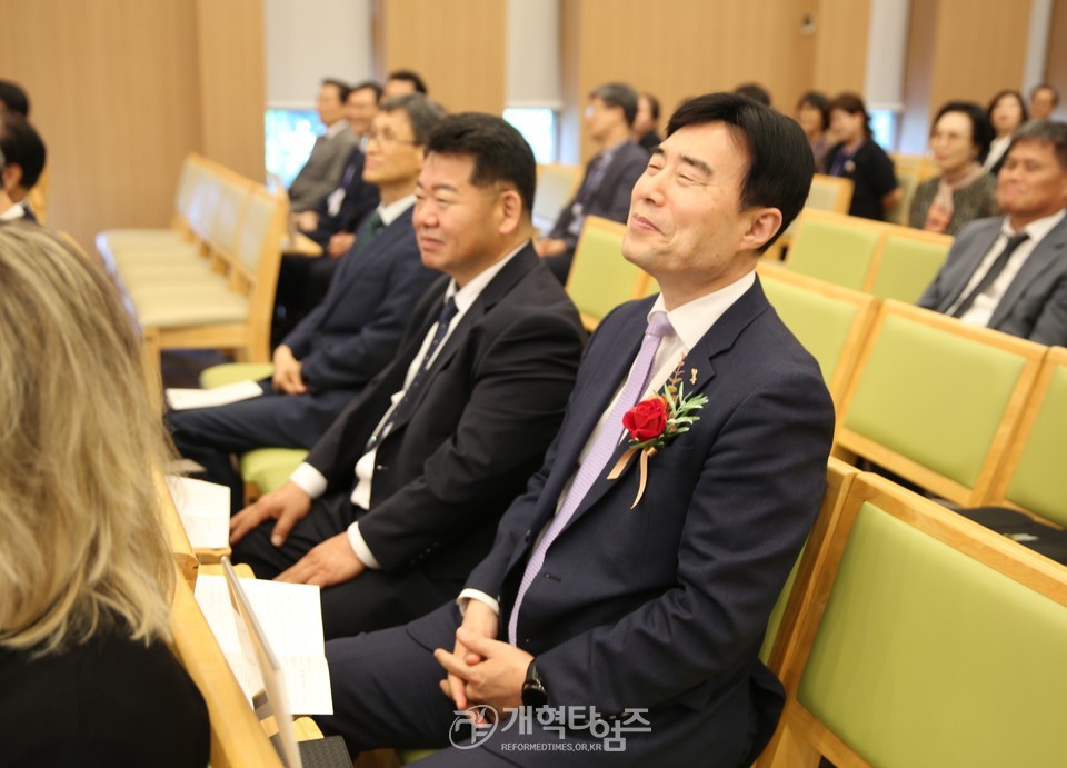GMS 이사장 양대식 목사 출판기념회 모습