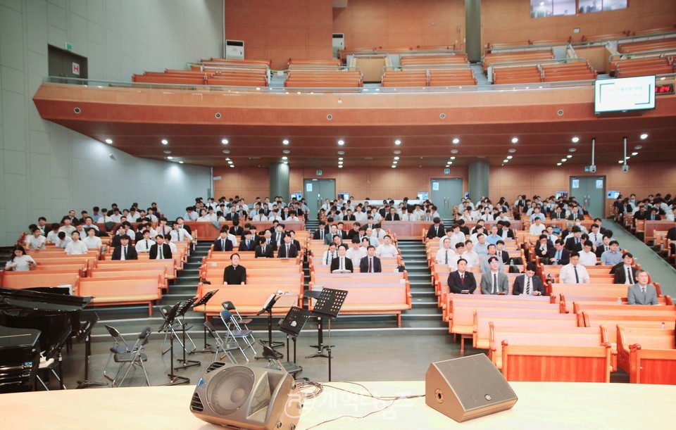 총회 고시부,「2025년도 강도사 고시」예비소집 모습