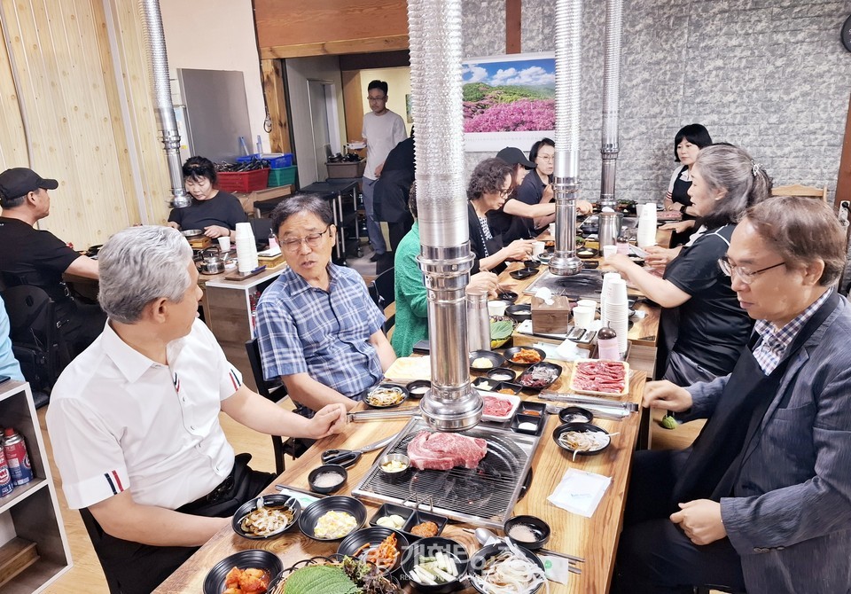 서울ㆍ서북지역장로회, 증경 회장 초청 야외 친교회 모습
