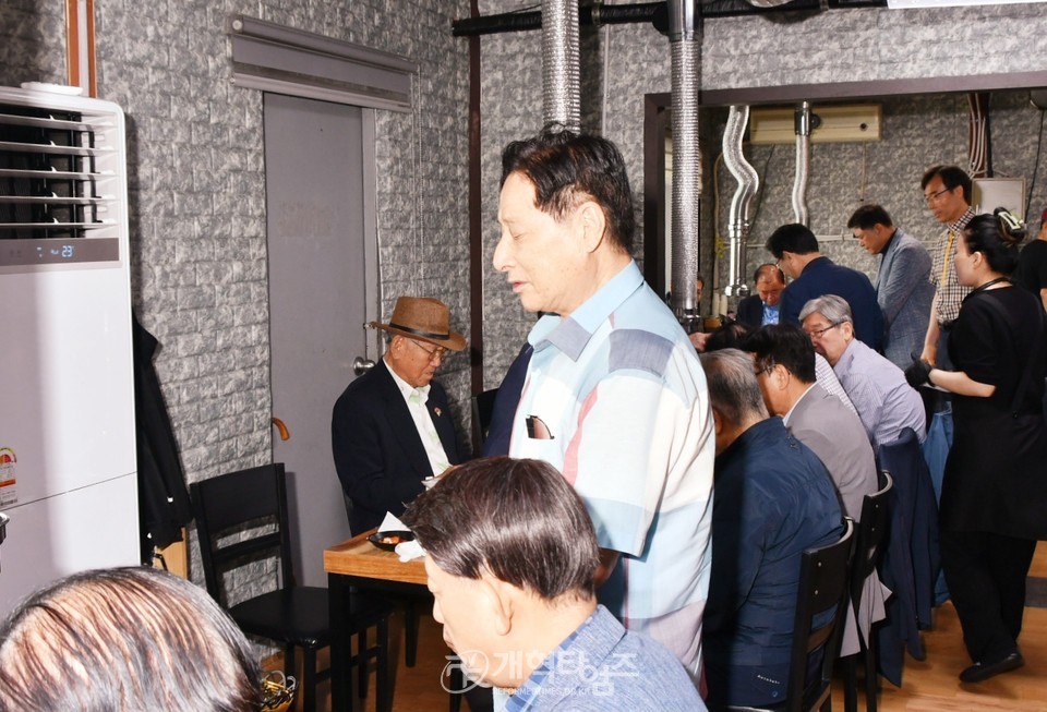 서울ㆍ서북지역장로회, 증경 회장 초청 야외 친교회 모습