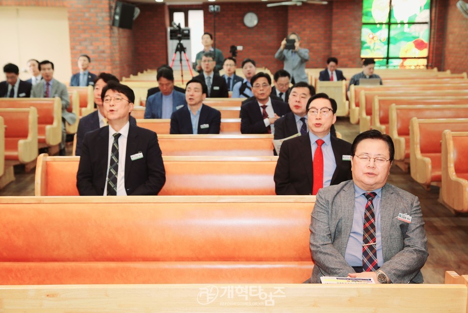 서북협의회, 제37회기 실무회장.임원연석회의 모습