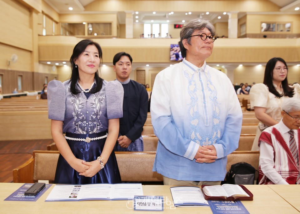 영광대교회, 설립 120주년 감사 및 선교사 파송식 모습