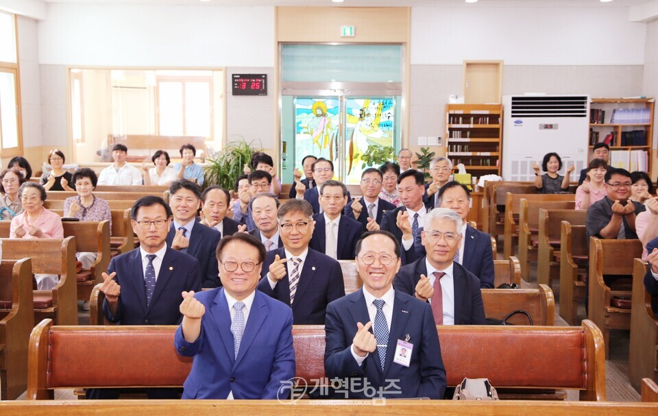 전국남전도회 제11차 순회헌신예배 모습(센텀 새생명교회)