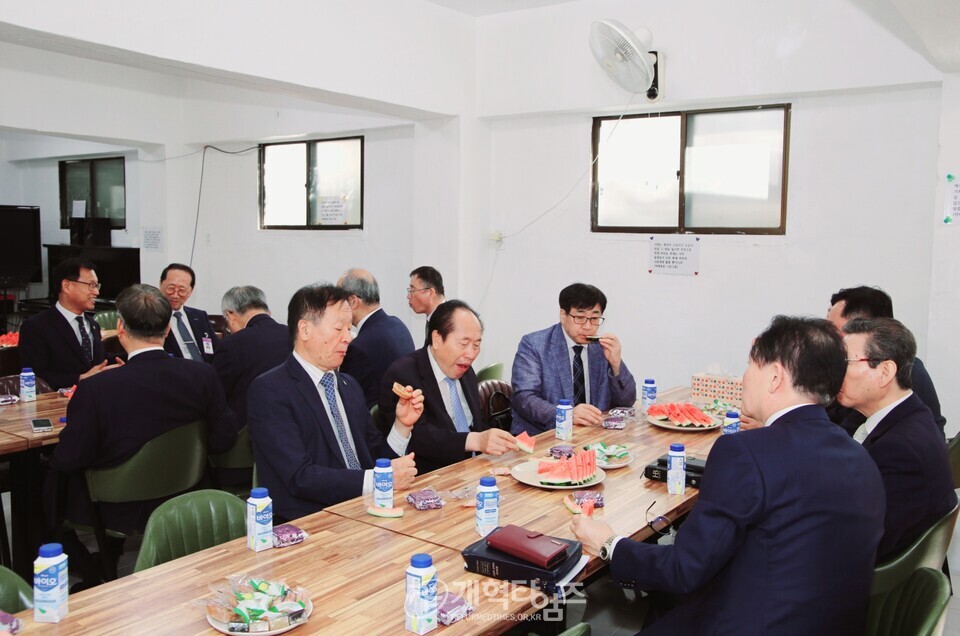 전국남전도회 제11차 순회헌신예배 모습(센텀 새생명교회)