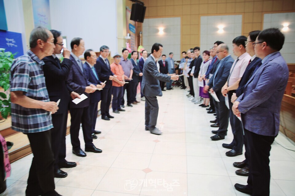 선한장로회, 농촌 선교를 위한 도농상생 농산물 사랑의 나눔 행사 모습
