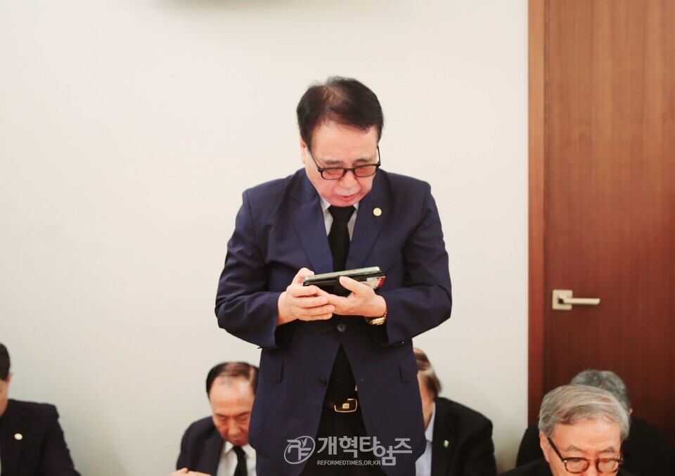 故 양성수 장로 장례식장 조문 모습