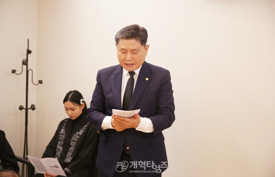 故 양성수 장로 장례식장 조문 모습