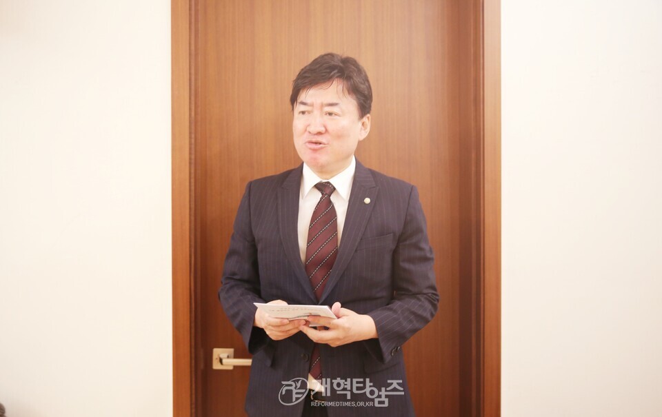 故 양성수 장로 장례식장 조문 모습