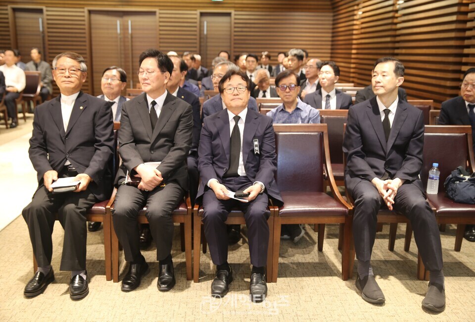 故 양성수 장로 장례식장 조문 모습