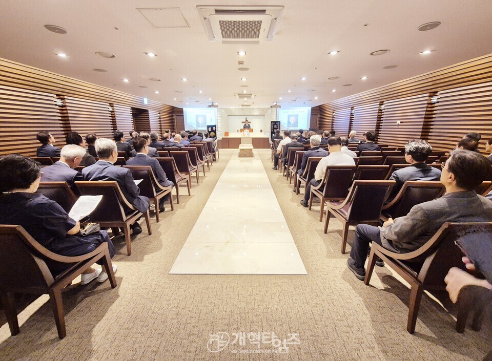 故 양성수 장로 장례식장 조문 모습