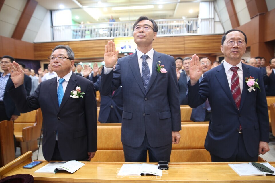 서울.서북지역남전도회 정기총회 모습