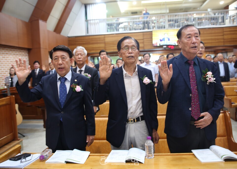 서울.서북지역남전도회 정기총회 모습
