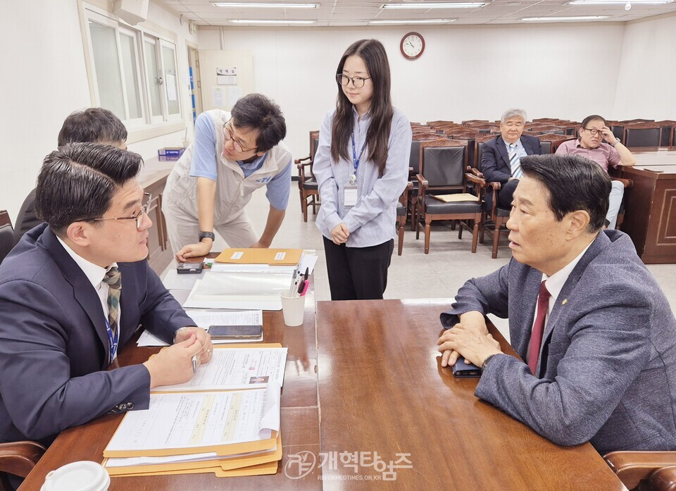 제110회 총회 등록 모습