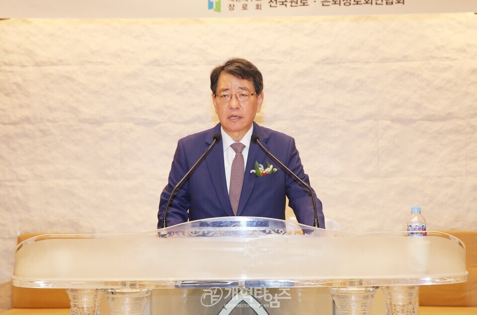 전국원로ㆍ은퇴장로회, 광복80주년 기념예배 및 월례회 모습