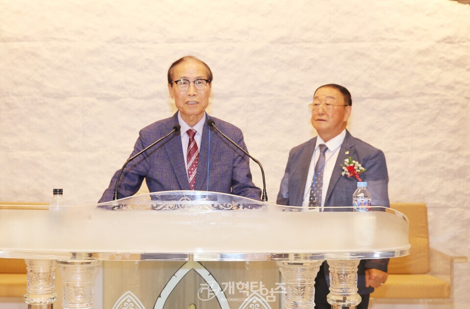 전국원로ㆍ은퇴장로회, 광복80주년 기념예배 및 월례회 모습