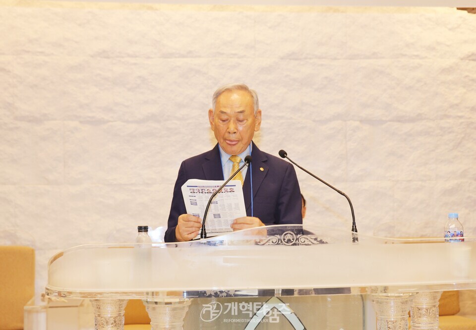 전국원로ㆍ은퇴장로회, 광복80주년 기념예배 및 월례회 모습