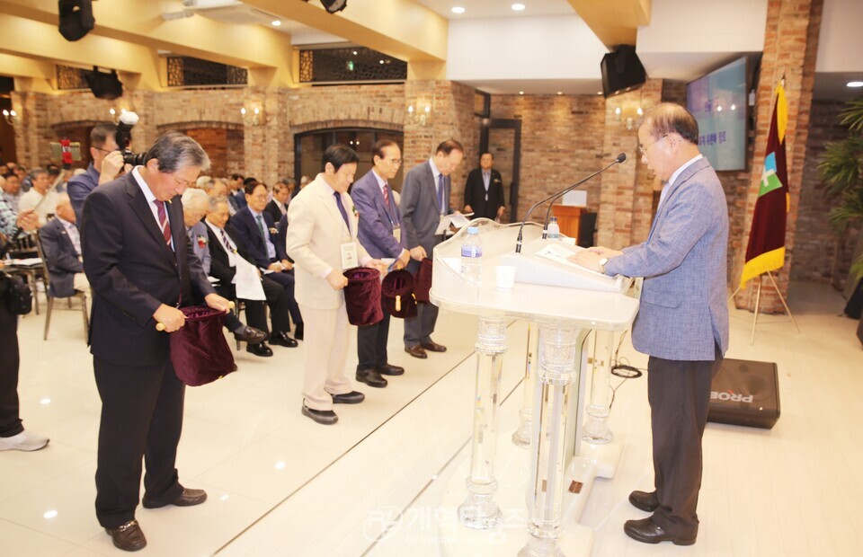 전국원로ㆍ은퇴장로회, 광복80주년 기념예배 및 월례회 모습
