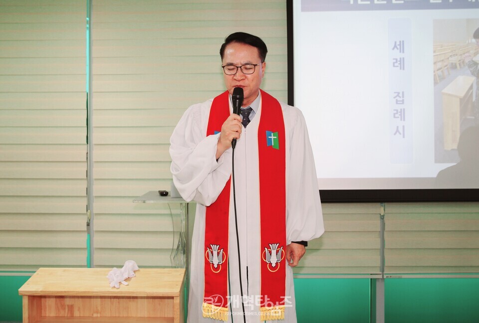 총회군선교회, 육군훈련소 훈련병 진중세례식 및 순교자의 영광 공연 모습