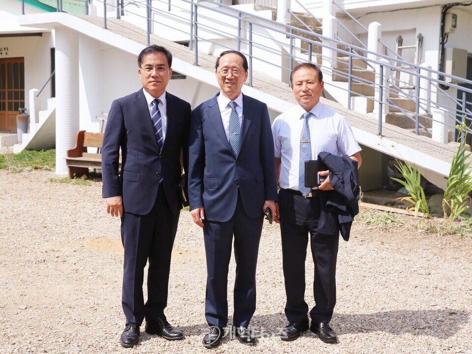 전국남전도회, 수만교회 입당 감사예배 모습