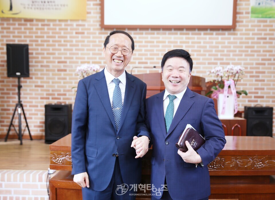 전국남전도회, 수만교회 입당 감사예배 모습