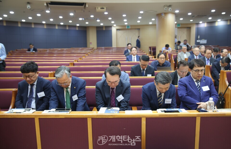 110회 총회 준비위원회 제3차 전체회의 모습
