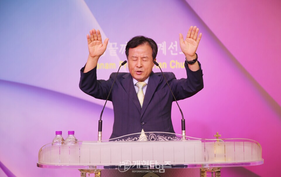 제31회기 중부협의회 총회 상비부 공천 모임 모습
