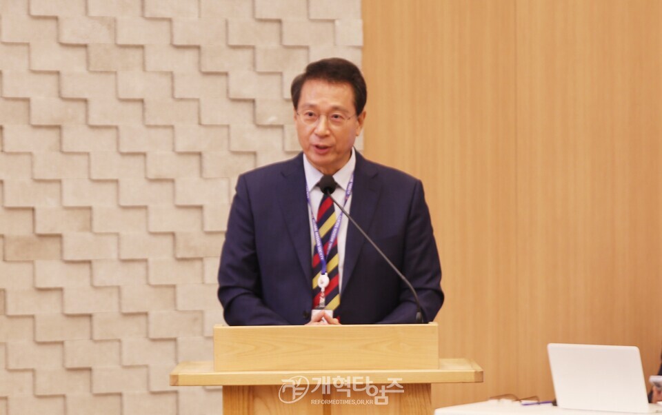 총회세계선교회 제28회 이사회 정기총회 모습
