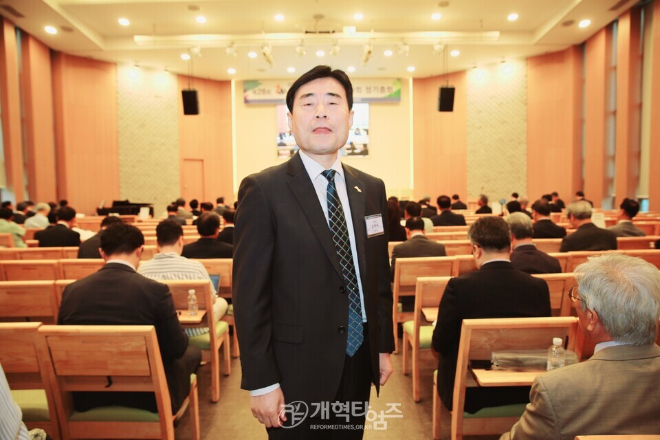 총회세계선교회 제28회 이사회 정기총회 모습