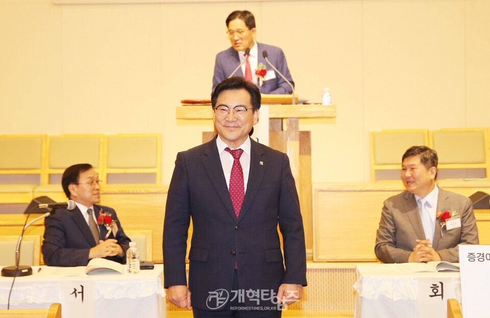 총회세계선교회 제28회 이사회 정기총회 모습