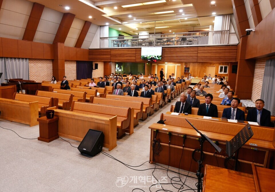전국남전도회 제14차 순회헌신예배 모습(서울 서영교회)
