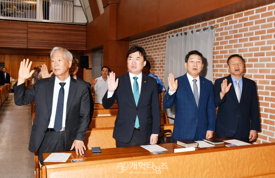 전국남전도회 제14차 순회헌신예배 모습(서울 서영교회)