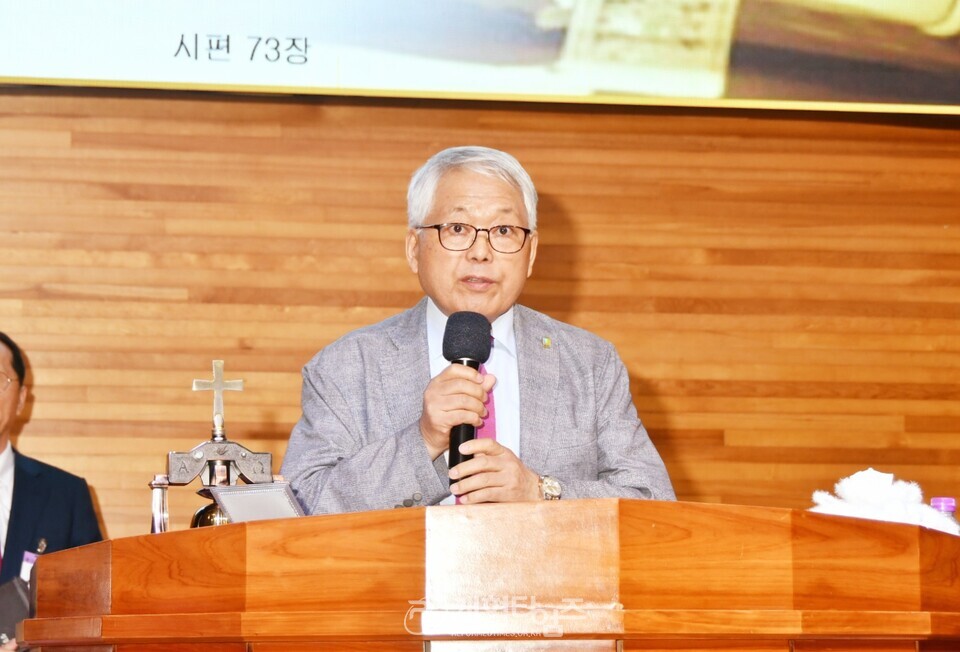 전국남전도회 제14차 순회헌신예배 모습(서울 서영교회)
